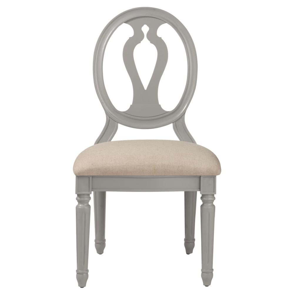 Home Decorators Collection Parsons Natural Herringbone Faux Linen Side