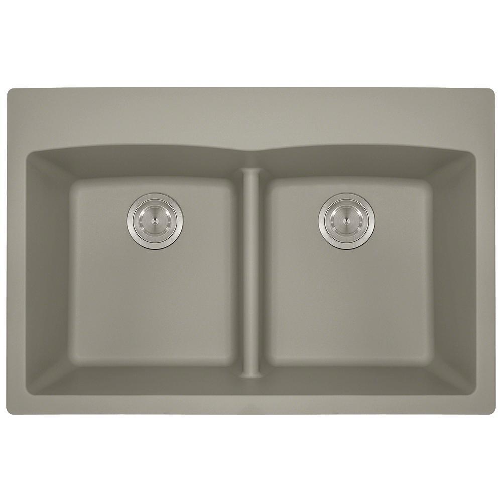 Slate Low Divide Sink Only Drop In Kitchen Sinks 5 Hole Equal Double Bowl Kitchen Sink