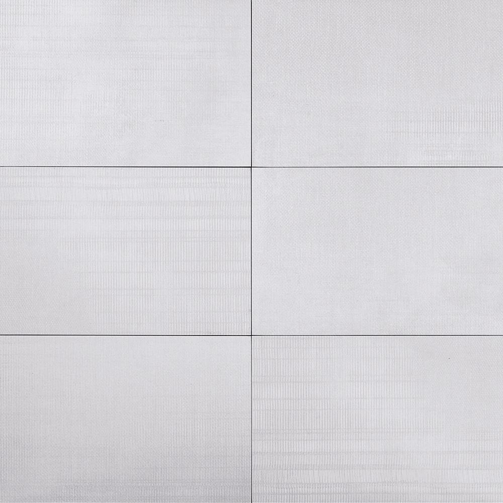 Merola Tile Metro Soho Chevron Matte White 1 3 4 In X 7 Lungo White 12 In X 24 9mm Matte Porcelain