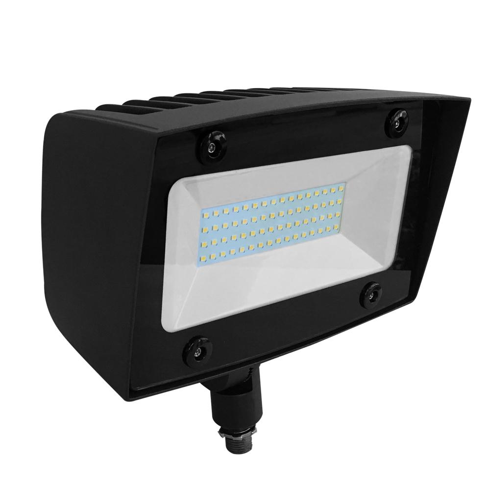 Yes Best Rated Flood And Spot Lights Line Voltage Outdoor Asimo 40 Watt Bronze Outdoor Integrated Led Flood Light With Photocell Dimming Driver Knuckle