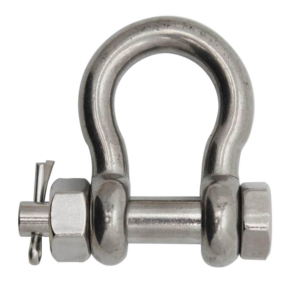 1//2” US TYPE BOW ANCHOR SHACKLE 5//8 PIN BOAT MARINE 4,400 lb 316 STAINLESS STEEL