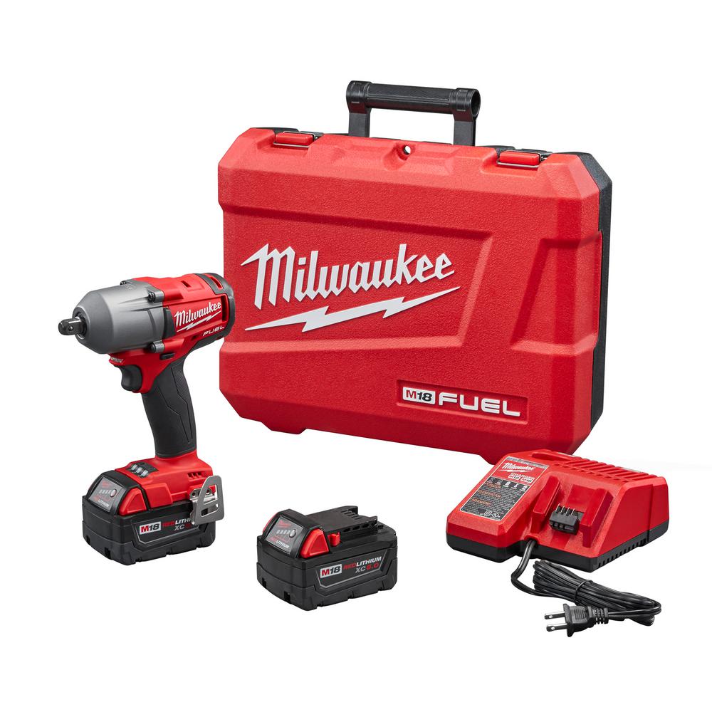 Milwaukee M18 Fuel 18 Volt Lithium Ion Brushless Cordless Mid Torque 12 In Impact Wrench W 