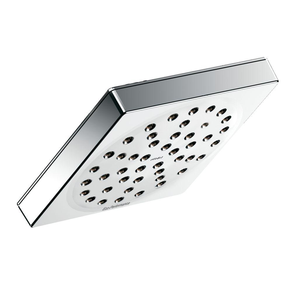 MOEN 1-Spray 8 in. Rainshower Showerhead Featuring Immersion in ... MOEN 1-Spray 8 in. Rainshower Showerhead Featuring Immersion in ...