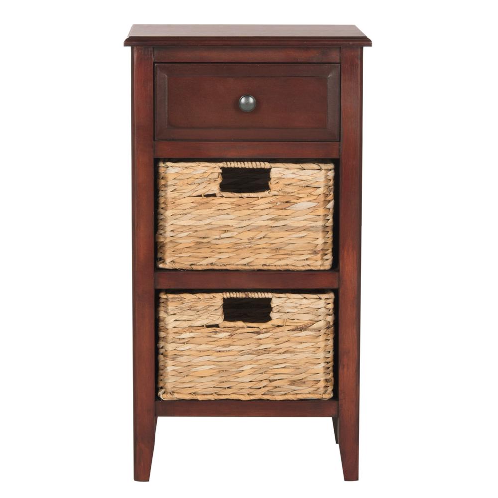 Everly Cherry Storage Side Table