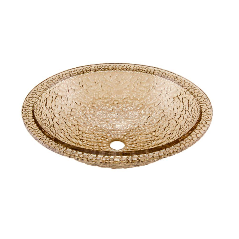 Jsg Oceana Pebble Undermount Combination Bathroom Sink In Fawn