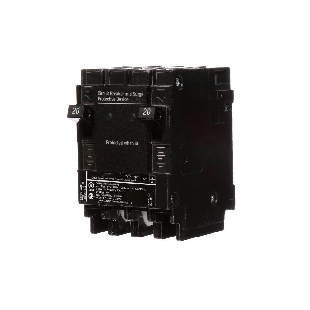 Intermatic Whole Home Surge Protector Kit 50000-Amps LED Light Indicator Plastic