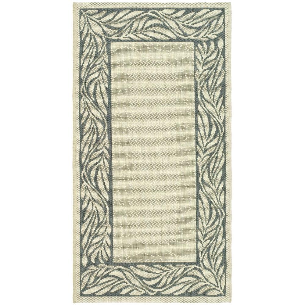 Safavieh Courtyard Sand/Gray 2 ft. 7 in. x 5 ft. Indoor/Outdoor Area