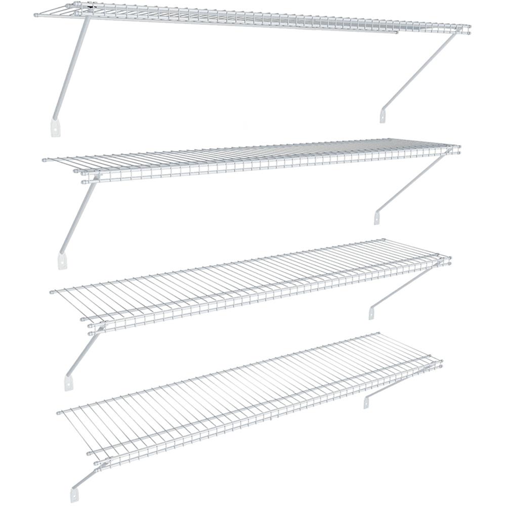 ClosetMaid 3 ft. 12 in. D x 36 in. W x 12 in. H Ventilated Wire Shelf