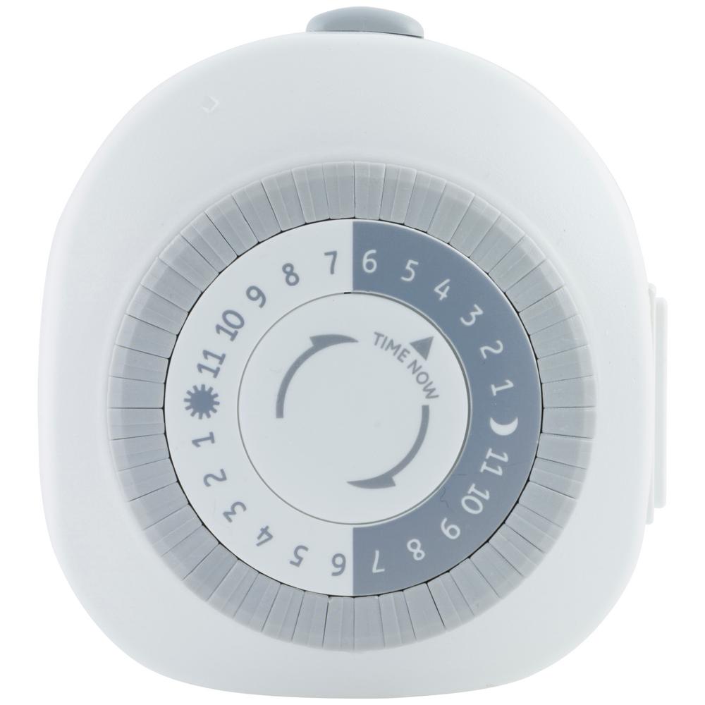 GE Indoor PlugIn 24Hour 1Outlet Timer15153 The Home Depot