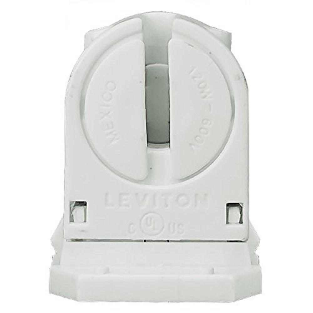 Leviton 120W Low Profile Miniature Base T5 Bi Pin Lamp Center Snap-In ...