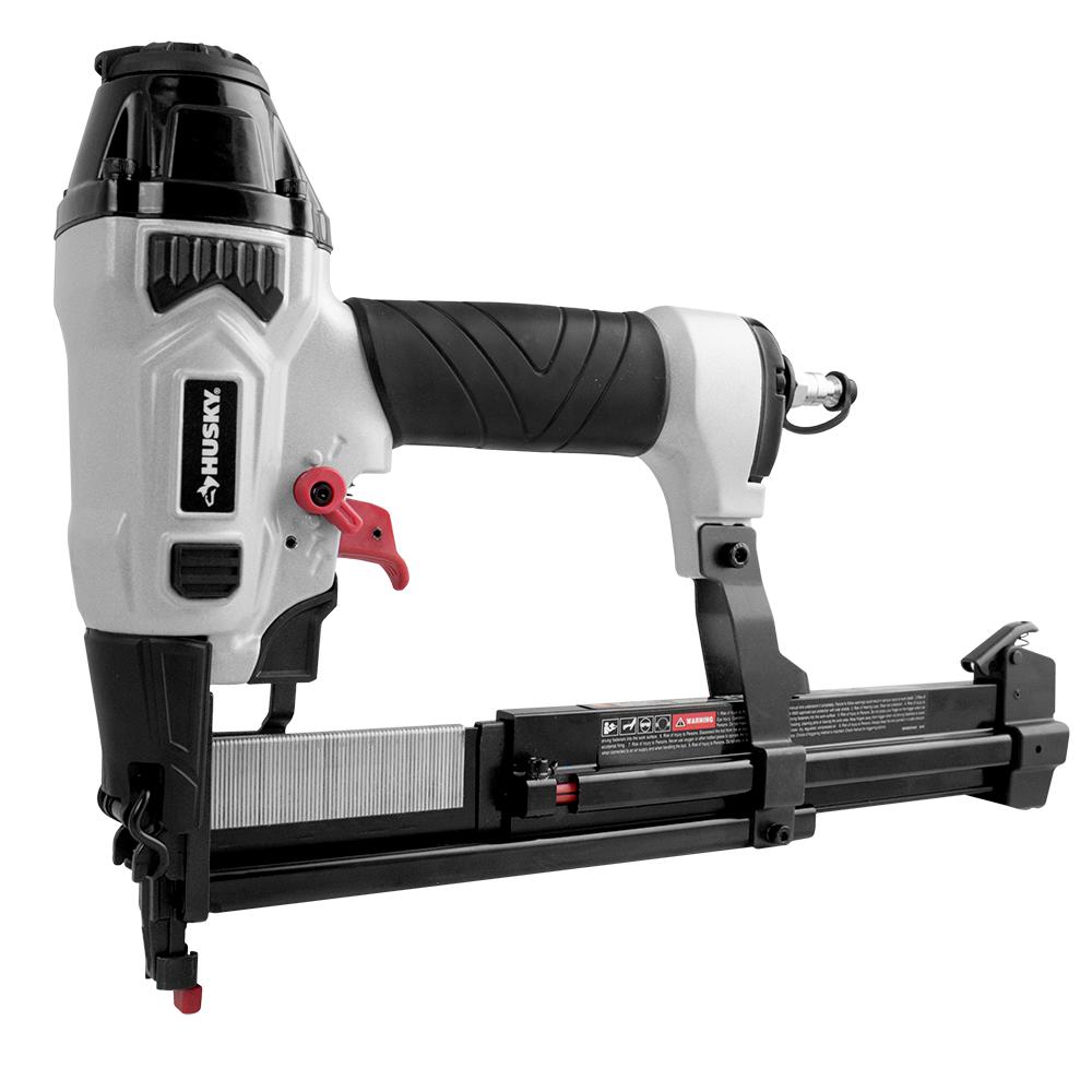 Air Nailer Stapler 18Gauge Narrow Crown 15/8 in. Husky