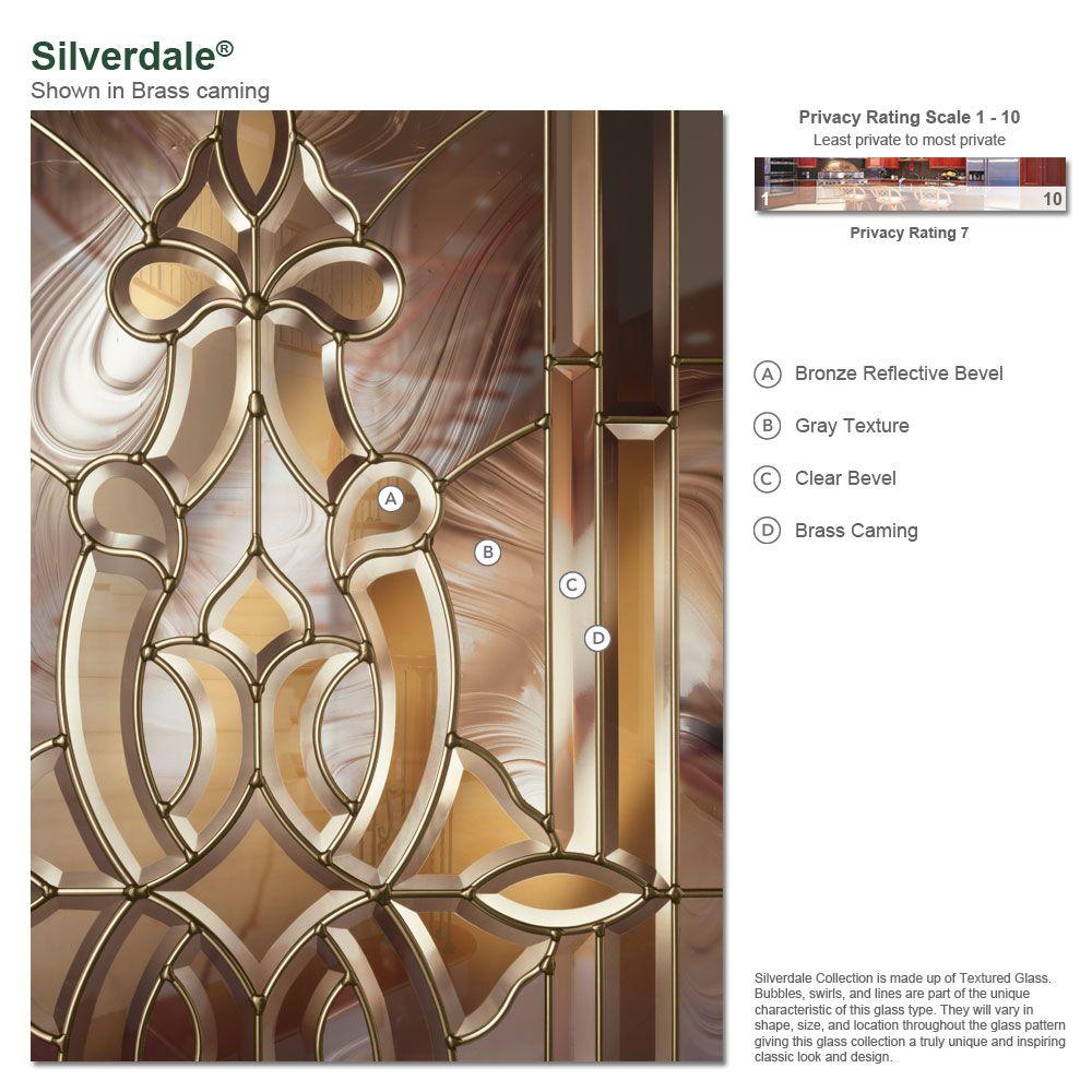Feather River Doors 37 5 In X 81 625 In Silverdale Brass 3 4