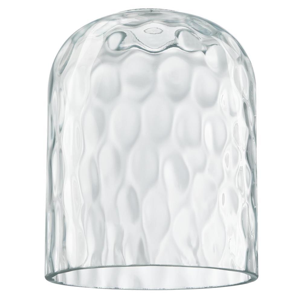 Dome Glass Lamp Shade Replacements Lighting Accessories Smoke Grey Hammered Dome Shade W