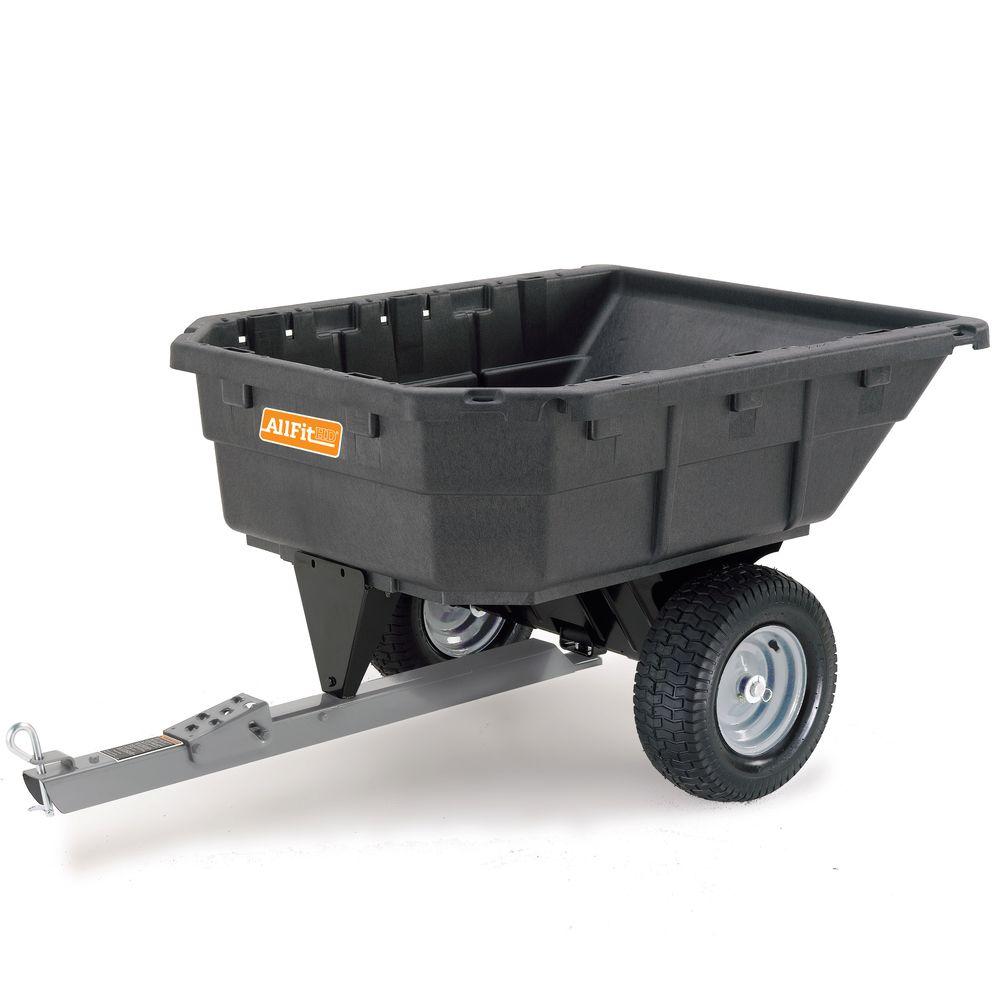 AllFitHD 12.5 cu. ft. 1000 lb. Capacity Poly Swivel Dump CartAF1000PS
