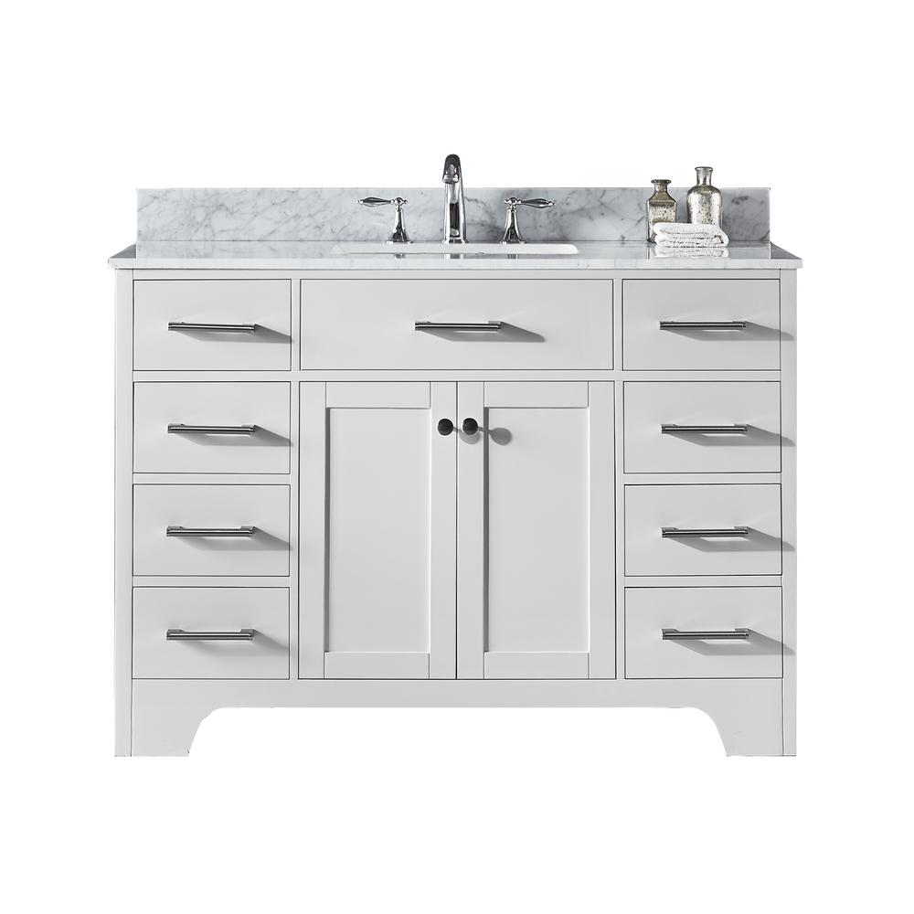 Exclusive Heritage Clariette 48 in. W x 22 in. D x 34.21 in. H Bath ...