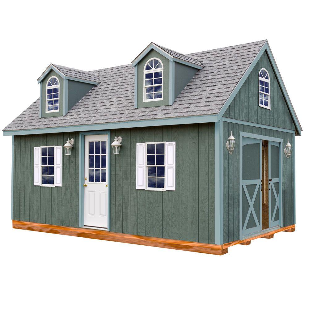 Best Barns Arlington 12 ft. x 16 ft. Wood Storage Shed Kit with Floor including... by Best Barns