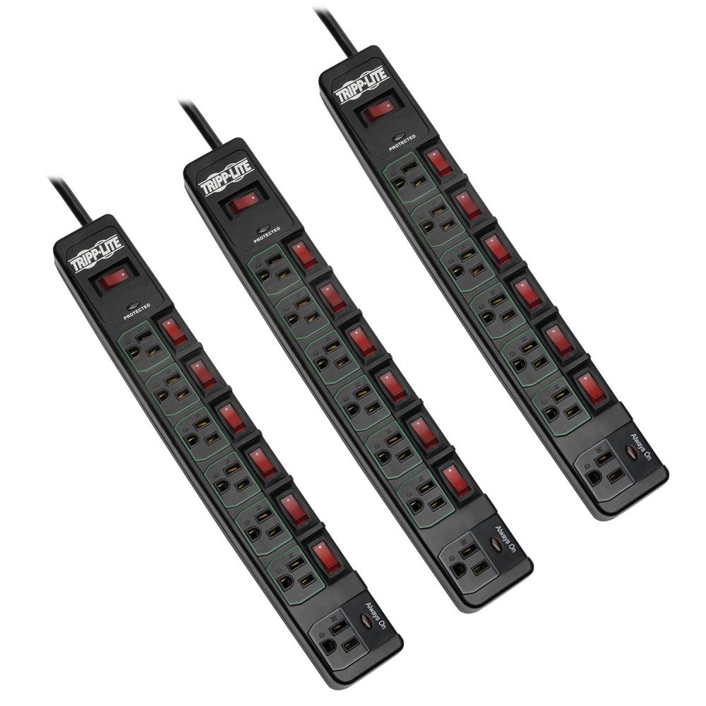 Tripp Lite ECOSurge 6 ft. 7Outlet Surge Protector with 6 Individually