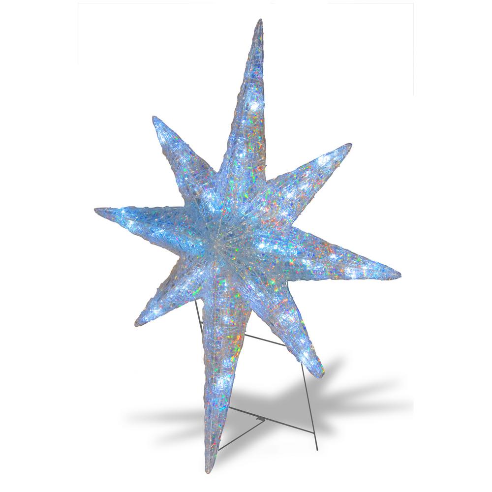 National Tree Company 42 In Ice Crystal Star With Led Lights Df