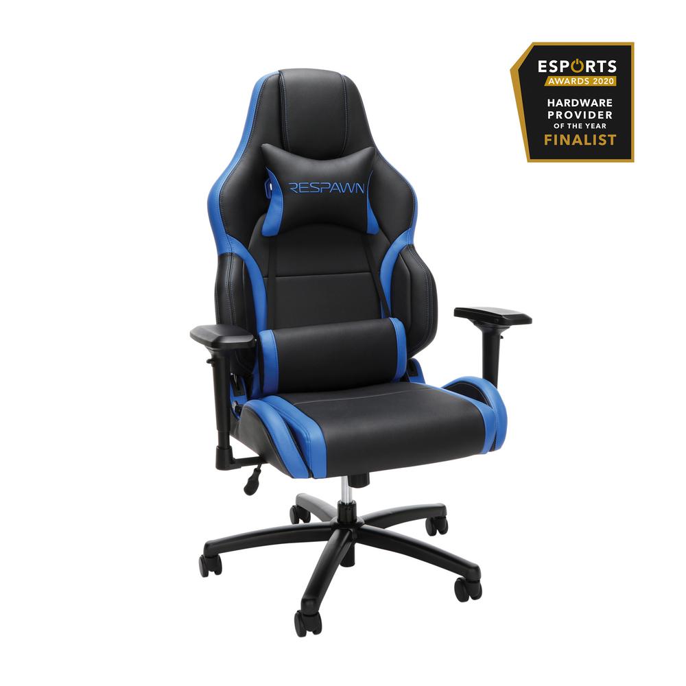 unbranded 400 big and tall racing style gaming chair in blue  rsp400blursp400blu  the home depot