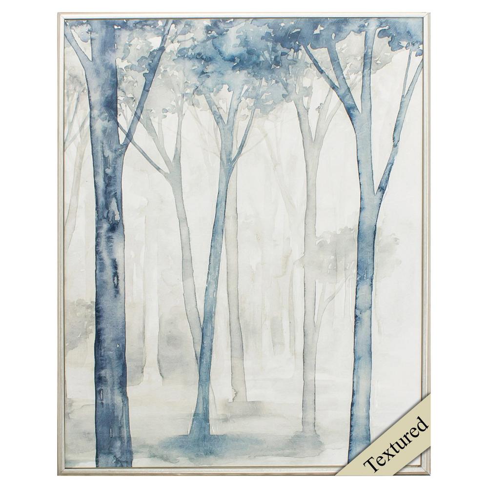 Homeroots Victoria Brushed Silver Gallery Nature Frame Wall Art 21 In X 17 In 365669 The Home Depot