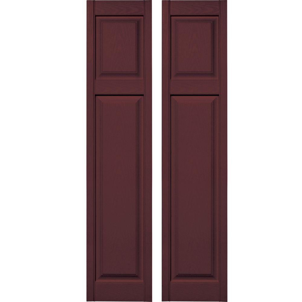 Builders Edge 15 in. x 67 in. Cottage Style Raised Panel Vinyl Exterior