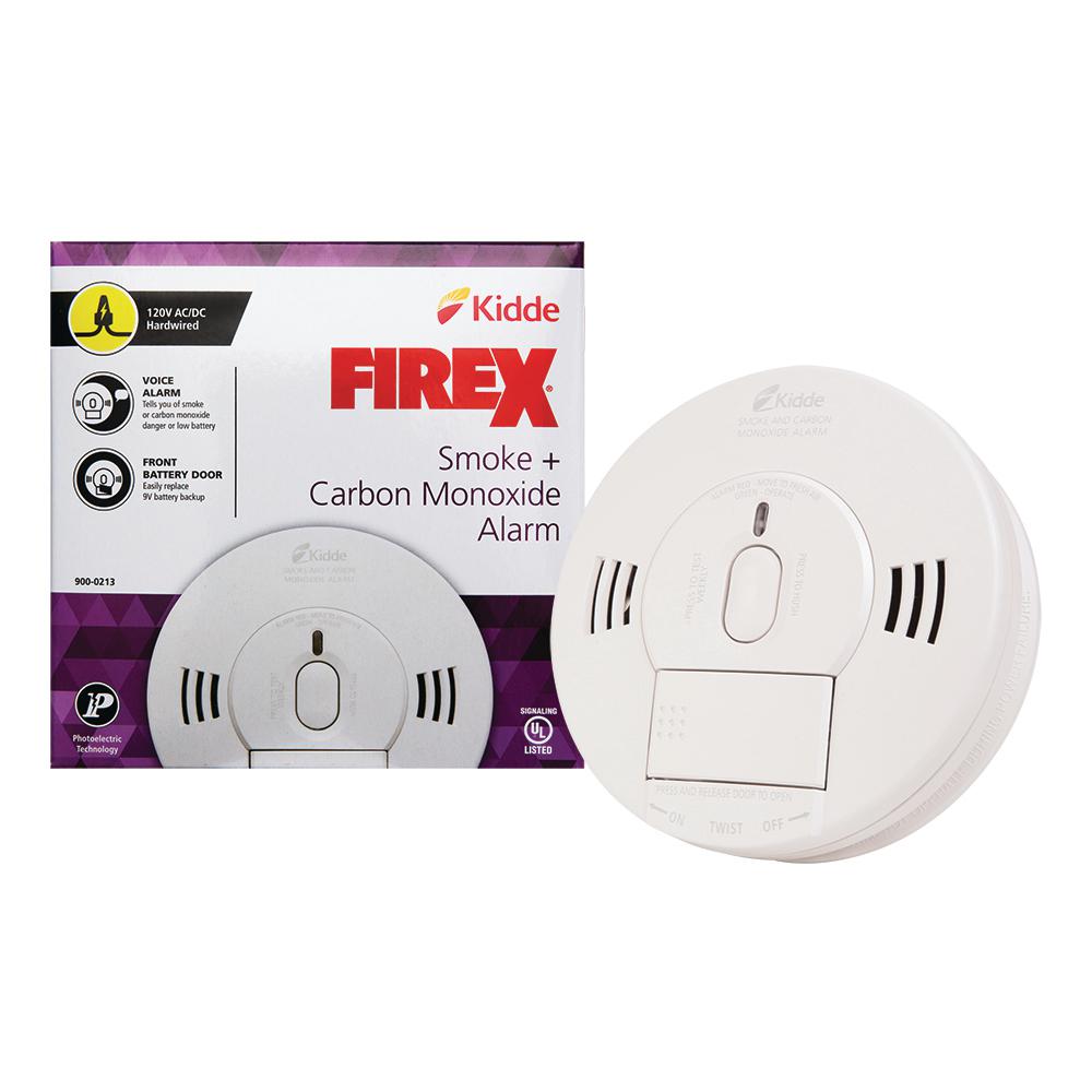 Kidde Firex Hardwired Combination Smoke and Carbon Monoxide Detector