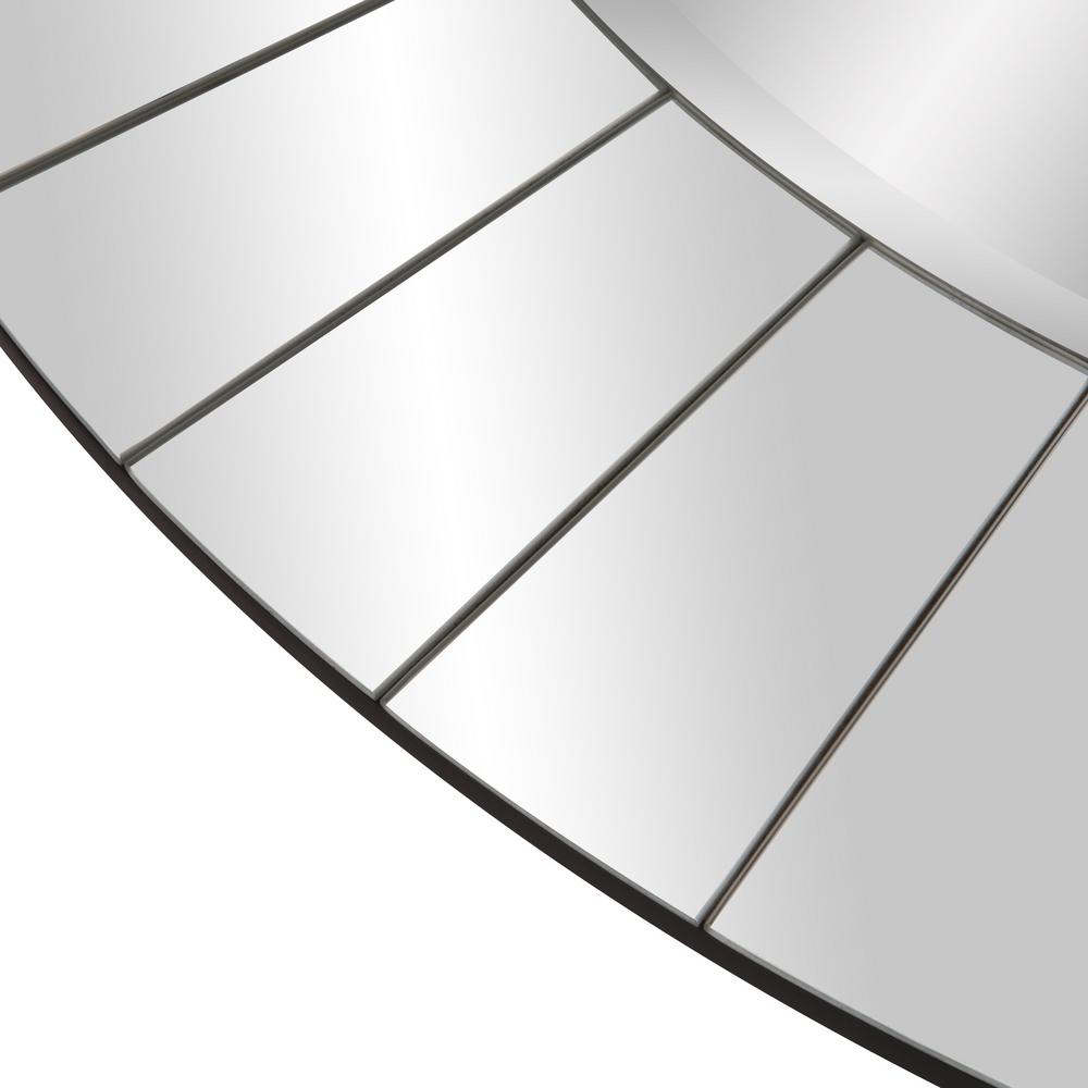 Pinnacle Frameless Beveled Round Silver Decorative Mirror Round Silver Decorative Mirror
