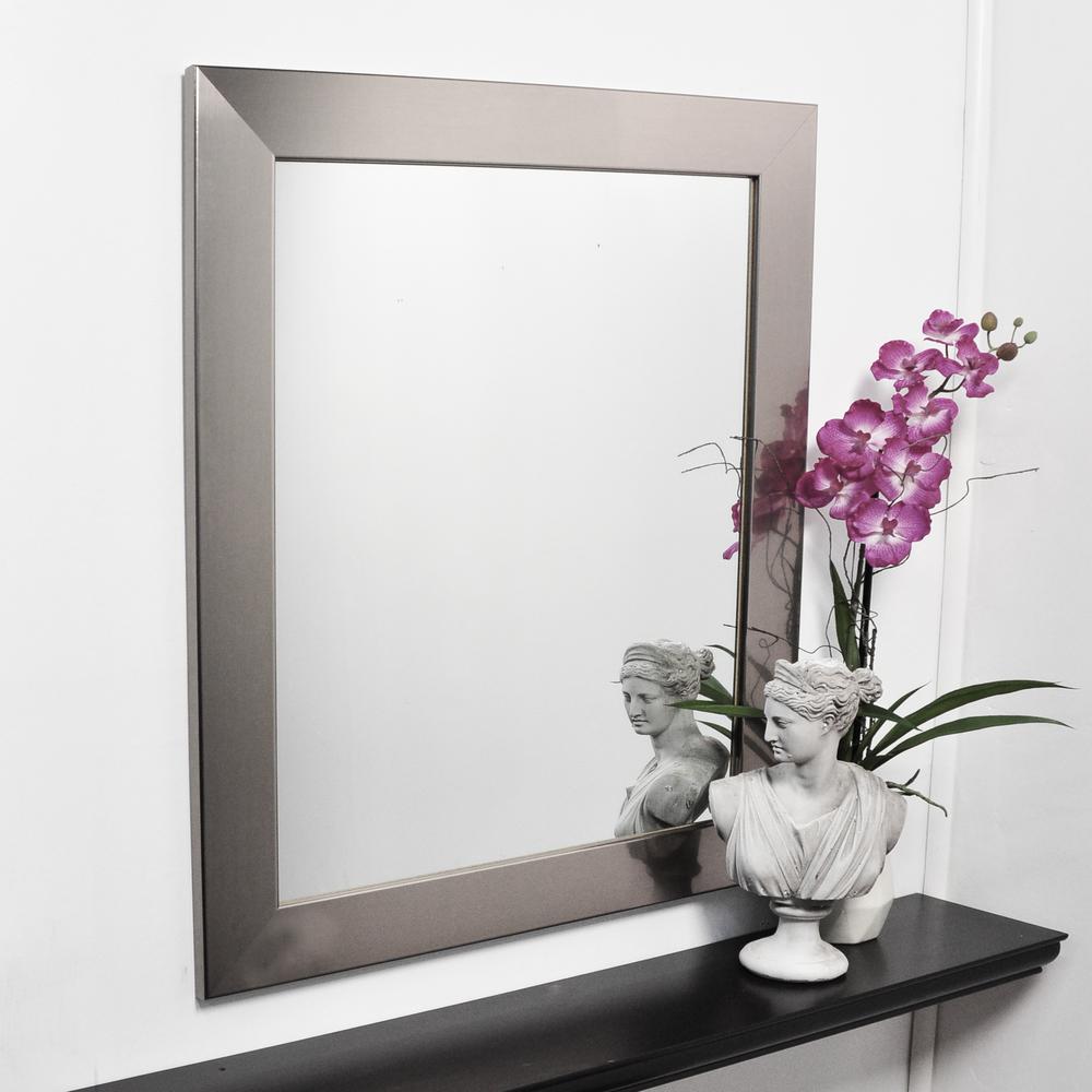 Small silver framed mirrors