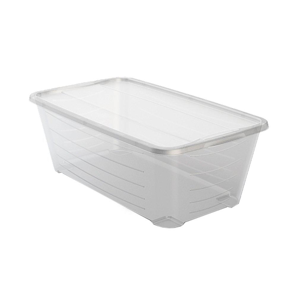 Life Story 6 Qt. Stacking Storage Box Bin Clear Container with Lid, (36-Pack)-36 x MHSB - The ...
