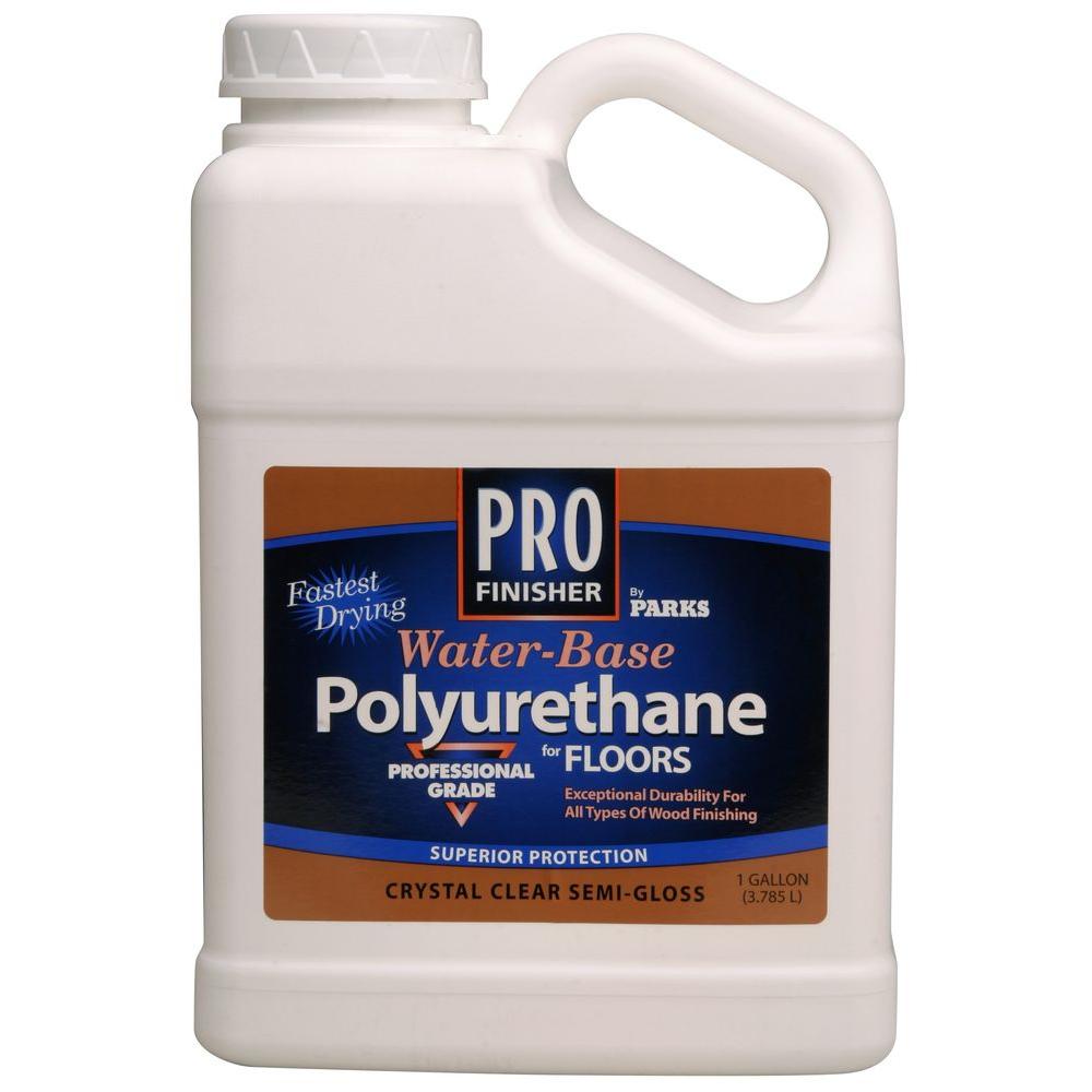 Rust Oleum Parks Pro Finisher 1 Gal Crystal Clear Satin Water