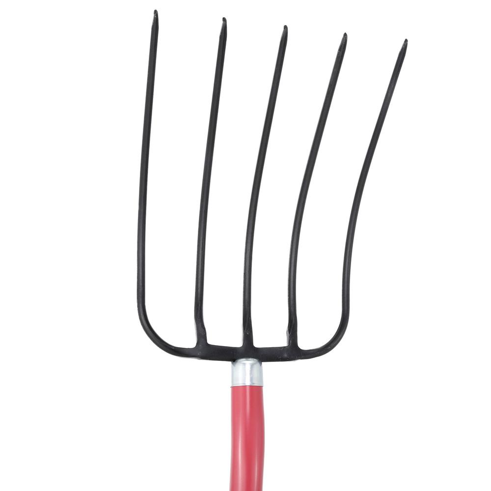 20cm Metal Manure Hook Fork Replacement Dutch Steel 4 Prongs Gardening Tool