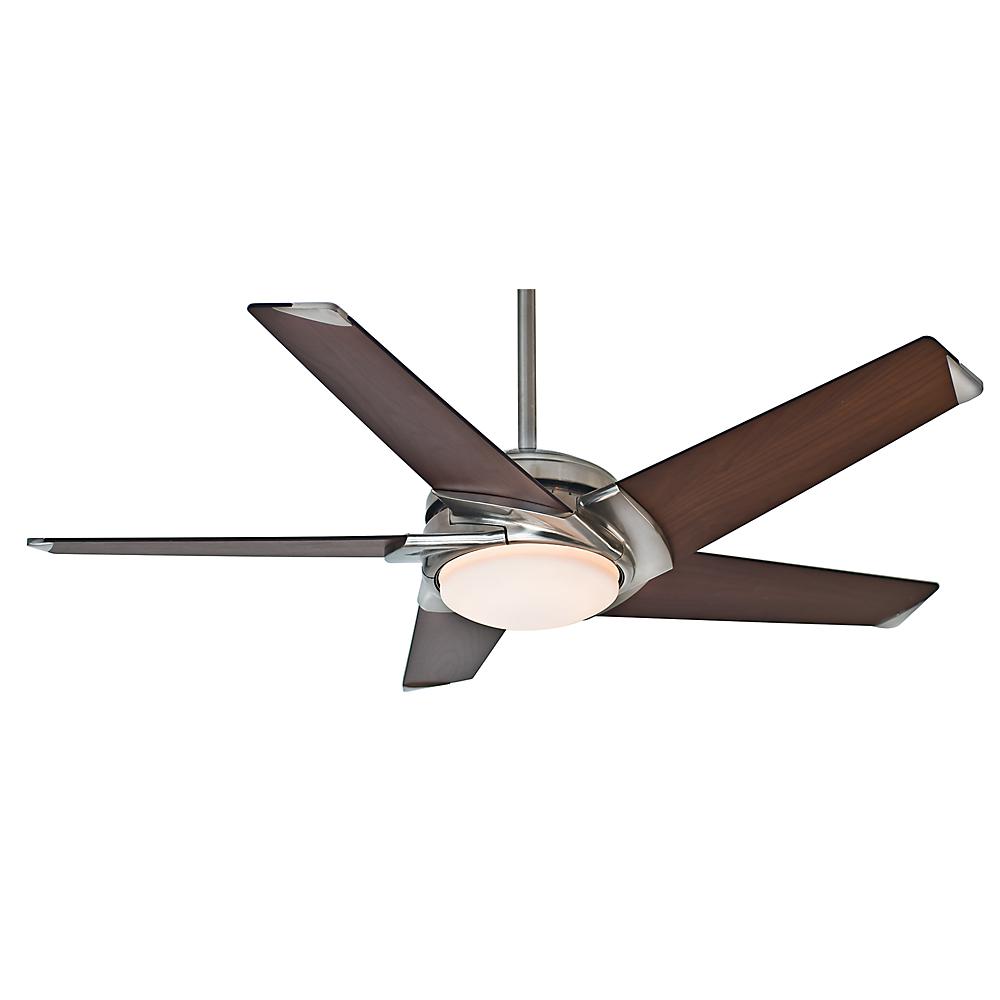 Casablanca Stealth 54 In Indoor Brushed Nickel Ceiling Fan With Indoor Brushed Nickel Ceiling Fan With Universal Wall Control