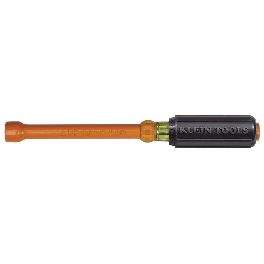 Klein Tools 9/16 in. Insulated Nut Driver with 6 in. Hollow Shaft ...