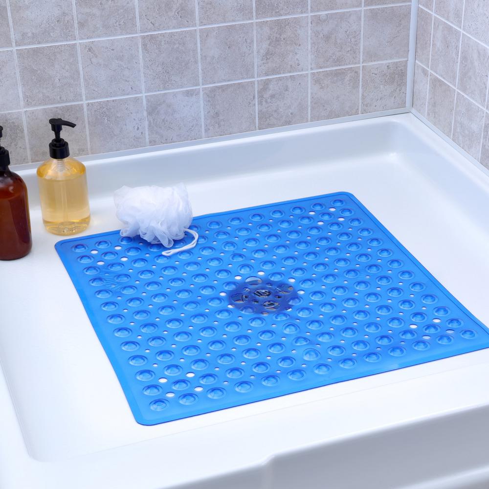shower floor mats without suction cups