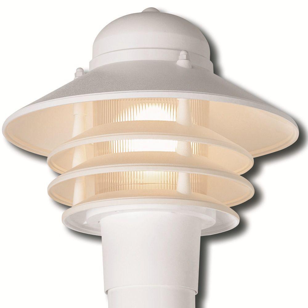 Plastic Post Lighting Outdoor The Home Depot Dunbar Nautical White Outdoor Post Light
