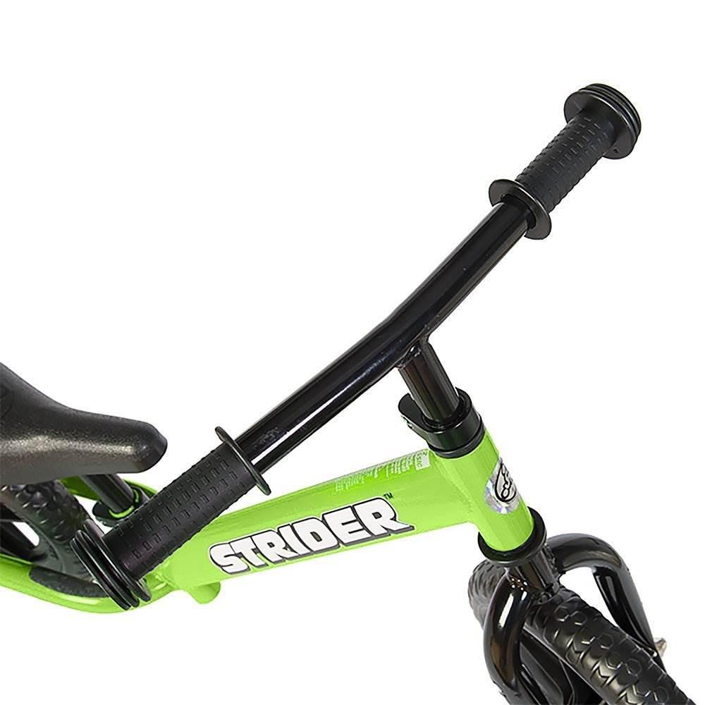 strider green balance bike
