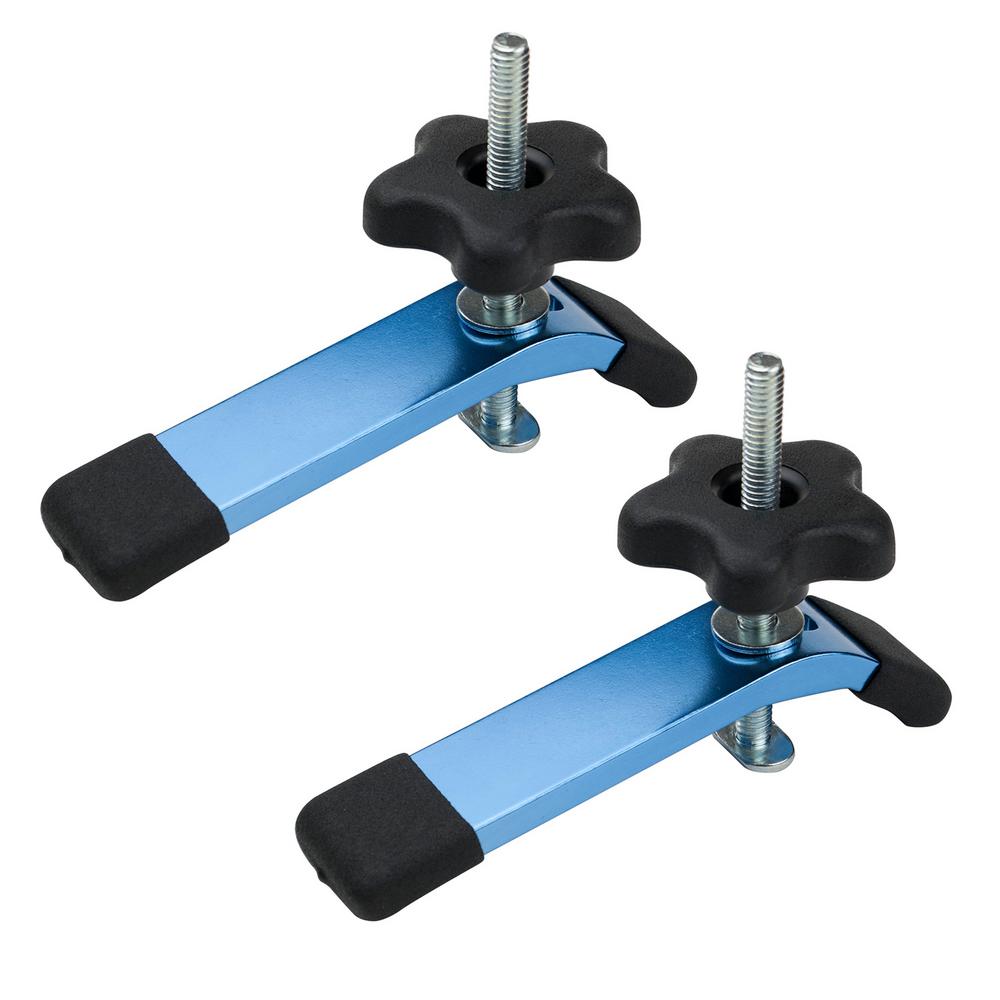 Powertec 5 1 2 In L X 1 1 8 In W Hold Down Clamp 2 Pack 71168