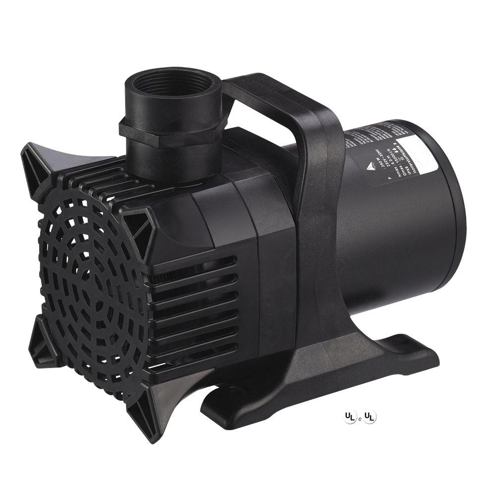 Algreen Maxflo 20,000 5,500 GPH Pond and Waterfall Pump for Water