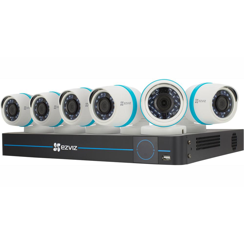 WiFi 6 Security Camera Systems Video Surveillance The Home Depot