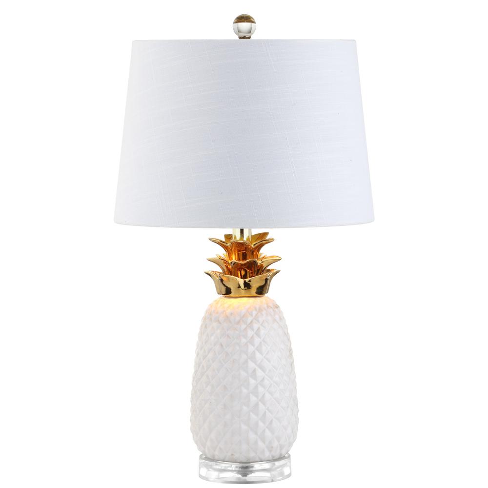 gold ceramic table lamp