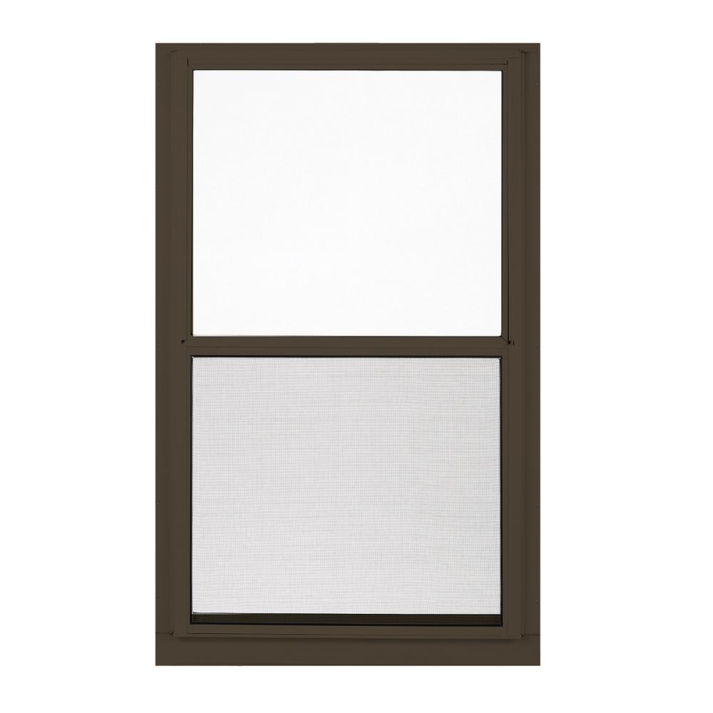 LARSON 32 in. x 51 in. 2Track DoubleHung Storm Aluminum Window