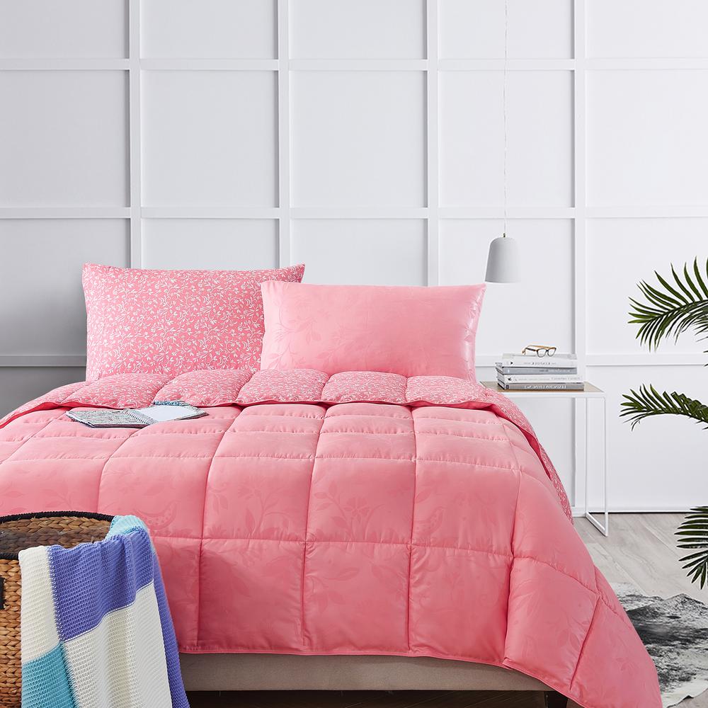 Collier Campbell Bird On Branch Flamingo Pink King Comforter Set Ccc 110 109pk The Home Depot - Pink King Bedding Collier Campbell Bird On Branch Flamingo Pink King Comforter Set Ccc 110 109pk The Home Depot - Pink King Bedding