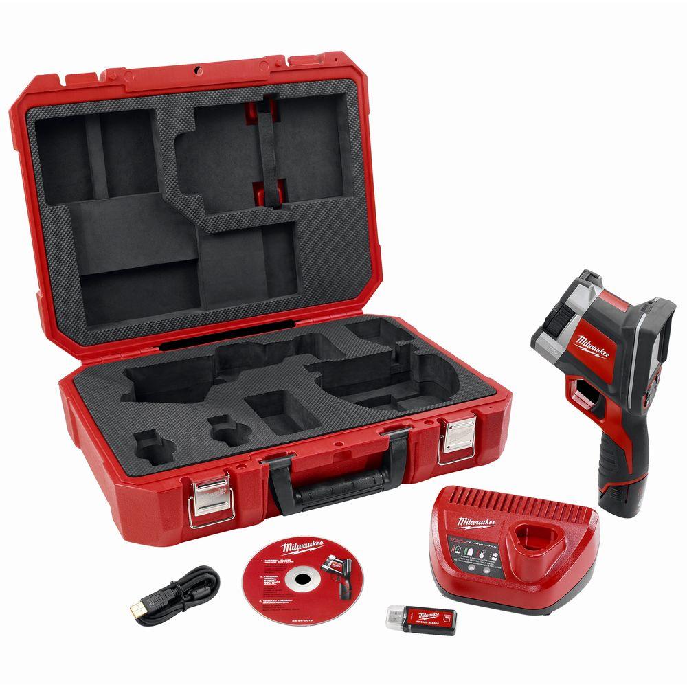 Milwaukee M12 12Volt LithiumIon Cordless Thermal Imager Kit226021 The Home Depot