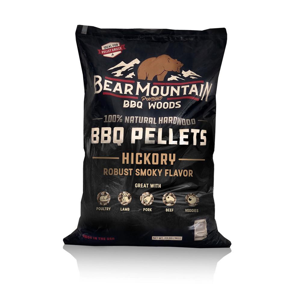 BEAR MOUNTAIN PREMIUM BBQ WOODS 20 lbs. Premium AllNatural Hardwood