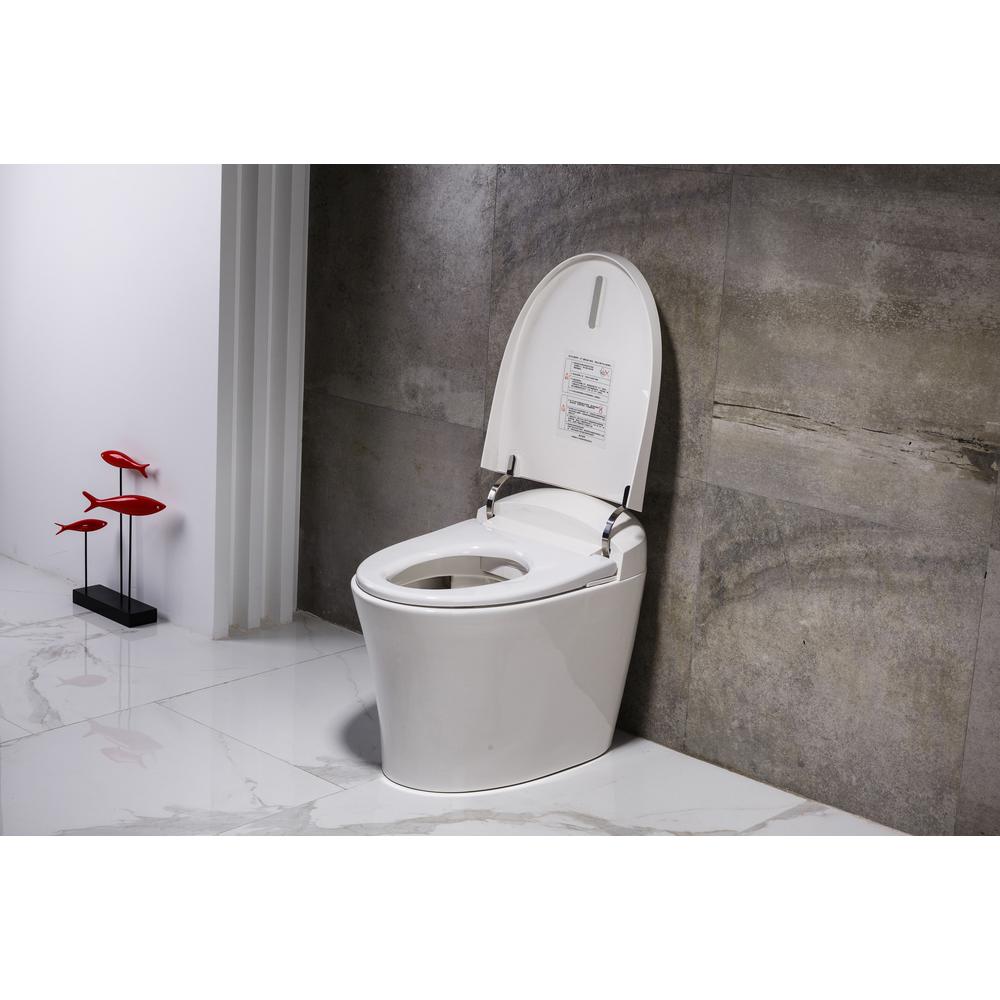 Dyconn Arial Smart 1 Piece 1 8 Gpf Single Flush Elongated Toilet