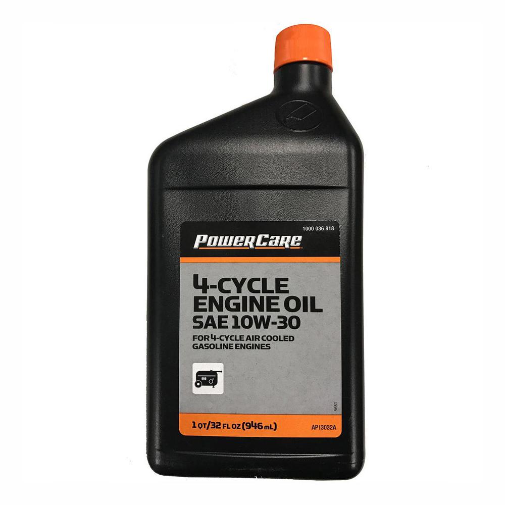 Power Care 1 Qt. 10W-30 Small-Engine Oil-AP13032A - The Home Depot