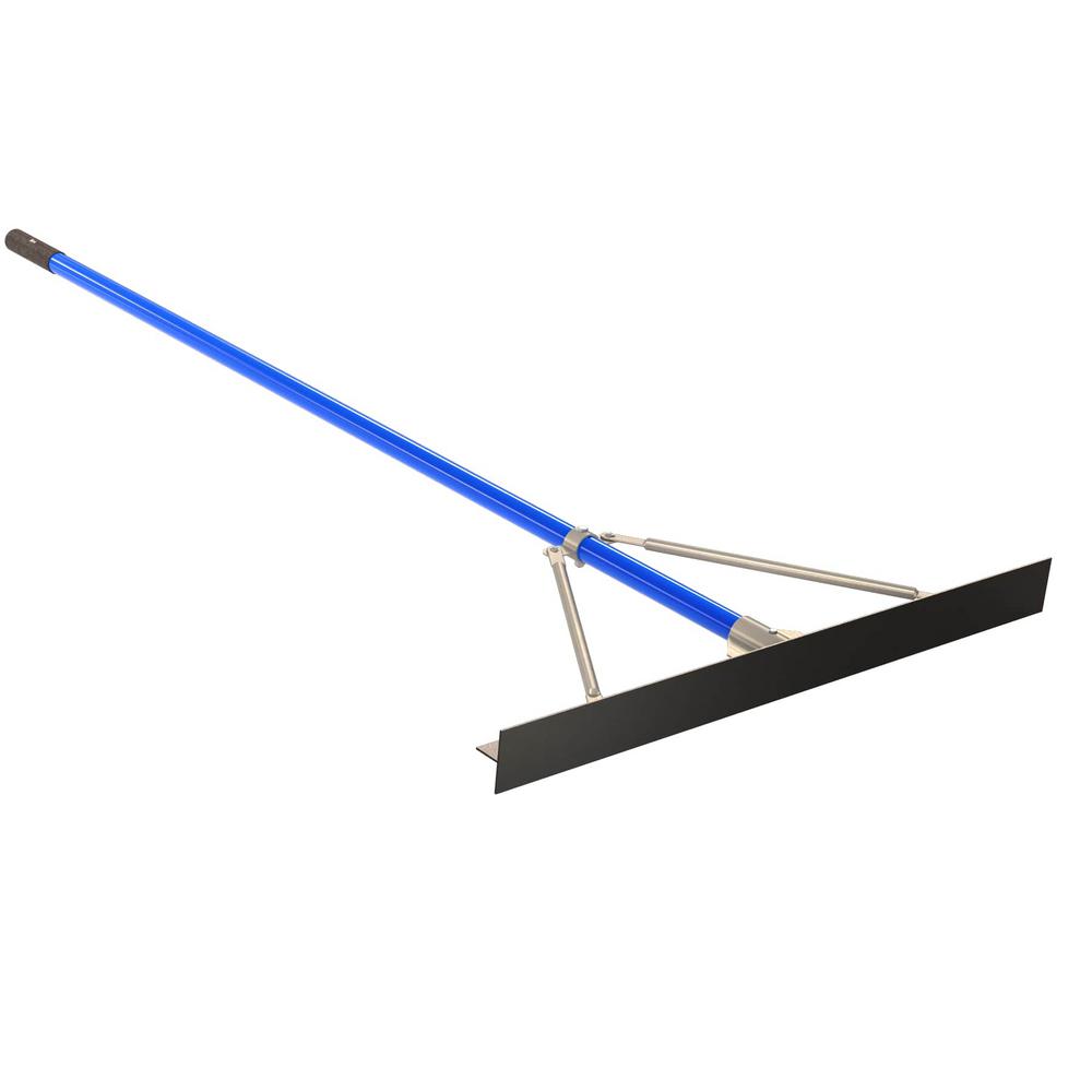 Bon 6 ft. Aluminum Handle 36 inch Smooth Asphalt Luke Rake by Bon