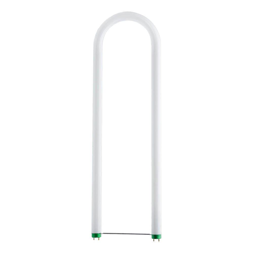 Linear Light Bulbs Lighting The Home Depot 32 Watt Alto Linear T8 U Bent Fluorescent Light Bulb