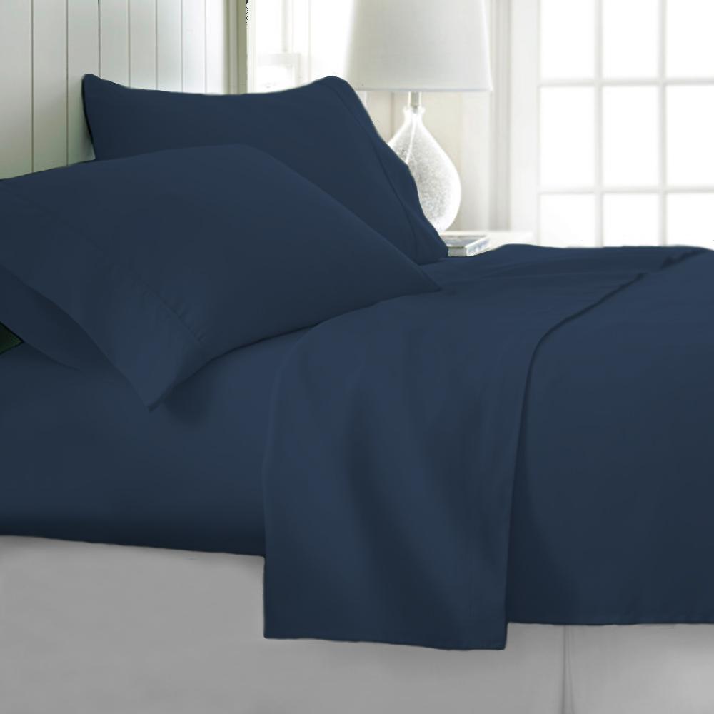 Queen Sheet set BEDDING 1800 Count 4 Piece Bed Sheet Set Deep Pocket Sheets 622B