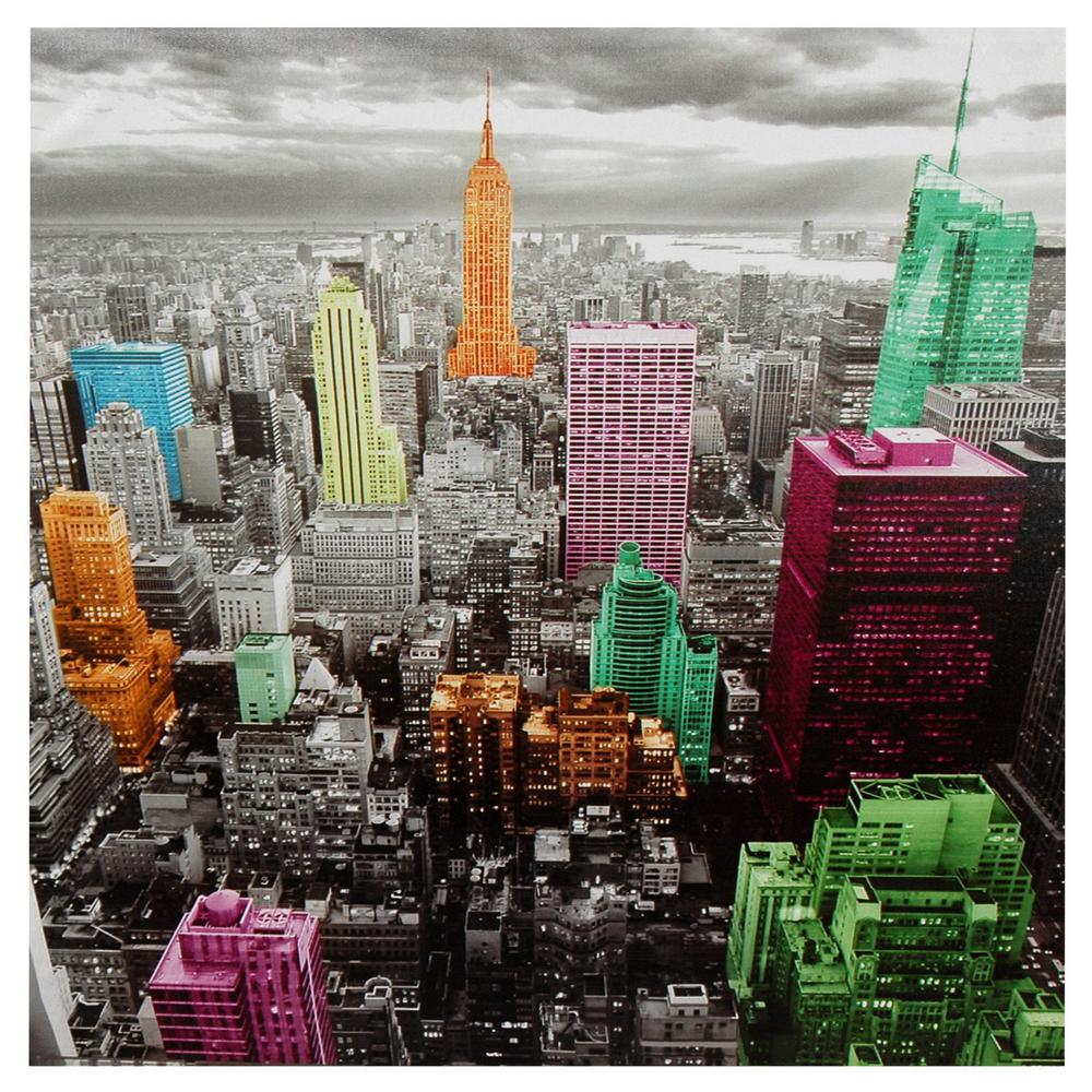 Oriental Furniture 32 In X 24 High Lights Of New York Skyline Canvas Wall Art Cv Nyc3 The Home Depot - New York Skyline Wall Art Oriental Furniture 32 In X 24 High Lights Of New York Skyline Canvas Wall Art Cv Nyc3 The Home Depot - New York Skyline Wall Art